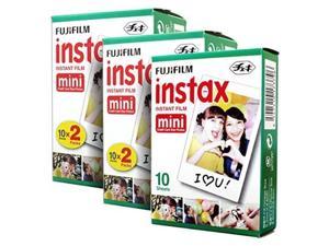 Instax Mini 50 Film for Fuji 7s 8 25 90 300 Share SP-1 White - Newegg.com