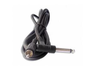 Your Cable Store 6 Foot RCA Male To 1/4" Mono Right Angle Cable