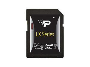 Patriot LX Series 64GB SDXC Card Class 10 UHS-I Ultra Fast Speed for QHD Video Production and High Resolution Pictures Patriot LX Series 64GB SDXC Card Class 10 UHS-I Ultra Fast Speed for QHD Video Production and High Resolution Pictures