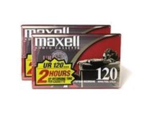MAXELL UR120 Blank Audio Cassette Tape (2 pack) MAXELL UR120 Blank Audio Cassette Tape (2 pack)