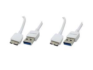 2 pack samsung microusb 3.0 data cable for galaxy s5 and note 3 n9000 nonretail packaging white 2 pack samsung microusb 3.0 data cable for galaxy s5 and note 3 n9000 nonretail packaging white