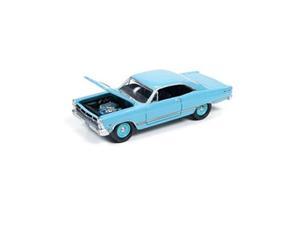 johnny lightning 2016 series classic gold collection 1967 ford fairlane 500 xl sky blue, #5 of 6, version a
