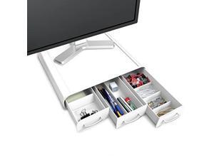 mind reader pc, laptop, imac monitor stand and desk organizer, white mind reader pc, laptop, imac monitor stand and desk organizer, white