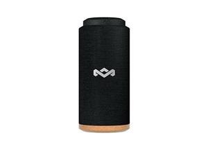 house of marley, no bounds sport, outdoor speaker | 12hour battery life, water & dustproof ip67 | buoyant, quick charge, wireless dual speaker pairing, auxin, carabiner clip for travel | black house of marley, no bounds sport, outdoor speaker | 12hour battery life, water & dustproof ip67 | buoyant, quick charge, wireless dual speaker pairing, auxin, carabiner clip for travel | black