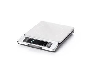 oxo good grips 11 pound stainless steel food scale with pullout display