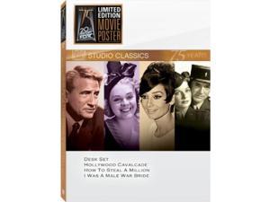 classic quad set 14 desk set / hollywood cavalcade / how to steal a million / i was a male war bride