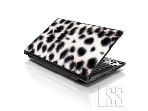 LSS 15 15.6 inch Laptop Notebook Skin Sticker Cover Art Decal Fits 13.3 14 15.6 16 HP Dell Lenovo Apple Asus Acer Compaq Leopard Print Free 2 Wrist Pad Included