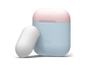 elago airpods duo case bodypastel blue/toppink, white extra protection hassle free for apple airpods elago airpods duo case bodypastel blue/toppink, white extra protection hassle free for apple airpods