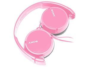 sony over ear best stereo extra bass portable foldable headphones headset for apple iphone ipodsamsung galaxymp3 player35mm jack plug cell phone rose