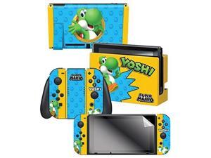 nintendo switch skin & screen protector set super mario evergreen yoshi nintendo switch nintendo switch skin & screen protector set super mario evergreen yoshi nintendo switch