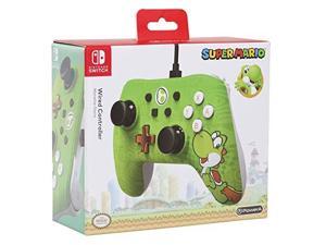 super mario edition wired controller for nintendo switch  yoshi