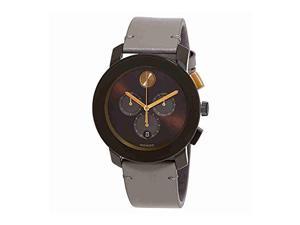 movado men's bold  3600445 brown tr90/stainless steel one size