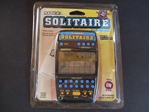 2in1 klondike solitaire handheld game radica #2320