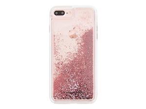 casemate iphone 8 plus case waterfall cascading liquid glitter protective design for apple iphone 8 plus rose gold
