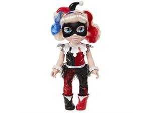 dc super hero girls dc harley quinn toddler doll, 14" tall, black/red dc super hero girls dc harley quinn toddler doll, 14" tall, black/red