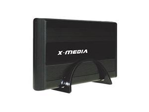 xmedia xmen3400bk 3.5inch usb2.0 to ide/sata aluminum external hdd enclosure