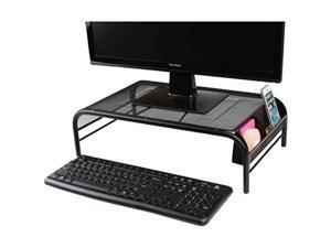 mind reader monitor stand, monitor riser for computer, laptop, desk, imac, metal mesh, black mind reader monitor stand, monitor riser for computer, laptop, desk, imac, metal mesh, black
