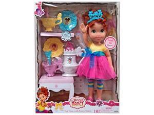 fancy nancy my friend doll in signature outfit, 15inches tall bonus 8pc tea set fancy nancy my friend doll in signature outfit, 15inches tall bonus 8pc tea set