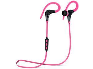 hypergear marathon sport wireless bluetooth earphones. handsfree music + microphone for calls secure fit with ergonomic ear gels. sweatproof for the gym, running & walking. pink hypergear marathon sport wireless bluetooth earphones. handsfree music + microphone for calls secure fit with ergonomic ear gels. sweatproof for the gym, running & walking. pink