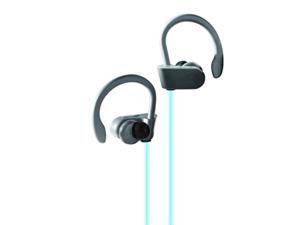 biconic bluetooth sweat resistant wireless light up hook on stereo earbuds grey biconic bluetooth sweat resistant wireless light up hook on stereo earbuds grey