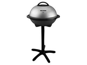 george foreman 15serving indoor/outdoor electric grill, silver, ggr50b george foreman 15serving indoor/outdoor electric grill, silver, ggr50b