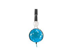 bytech 3.5mm stereo dj style headset diamond blue bytech 3.5mm stereo dj style headset diamond blue
