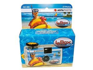 agfa photo lebox ocean 35mm waterproof disposable camera, 27 exposure, iso 400 color film agfa photo lebox ocean 35mm waterproof disposable camera, 27 exposure, iso 400 color film