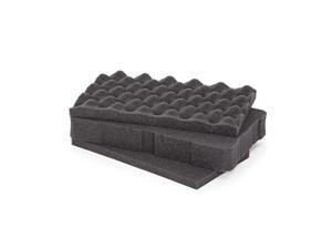 nanuk foam inserts 3 part for 909 case camera case, black 909foam