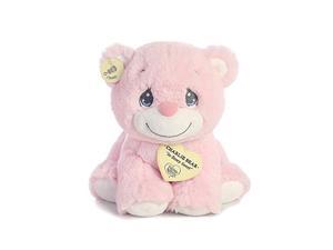 Aurora  Small Pink Precious Moments  85 Charlie Bear Pink  Inspirational Stuffed Animal