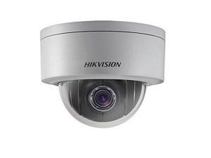 hikvision ds2de3304wde outdoor day/night network mini ptz dome camera, 3mp, 4x optical, 1080p, surface mount, poe/12vdc, h.264 video compression format hikvision ds2de3304wde outdoor day/night network mini ptz dome camera, 3mp, 4x optical, 1080p, surface mount, poe/12vdc, h.264 video compression format