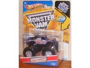 hot wheels 2011 monster jam #1/80 shock therapy 1:64 scale collectible truck with monster jam tattoo