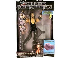 wwe wrestling deluxe aggression series 15 action figure undertaker with denting steel stairs wwe wrestling deluxe aggression series 15 action figure undertaker with denting steel stairs