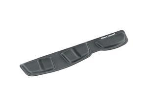 fellowes keyboard palm support with microban protection, foam, graphite 9183801 fellowes keyboard palm support with microban protection, foam, graphite 9183801