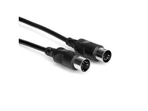 hosa mid320bk 5pin din to 5pin din midi cable, 20 feet hosa mid320bk 5pin din to 5pin din midi cable, 20 feet