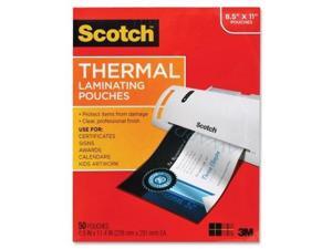 scotch tp385450 letter size thermal laminating pouches, 3 mil, 11 1/2 x 9, 50/pack scotch tp385450 letter size thermal laminating pouches, 3 mil, 11 1/2 x 9, 50/pack