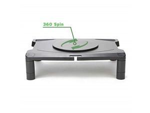 mind reader monswivblk rotative wide adjustable risers, extra storage, stand, desk organizer, spinning monitor, black, 4 leg rotate mind reader monswivblk rotative wide adjustable risers, extra storage, stand, desk organizer, spinning monitor, black, 4 leg rotate