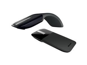microsoft arc touch wireless mouse in black for pc rvf00052