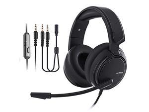 nubwo n12 gaming headset & xbox one headset & ps4 headset,3.5mm surround stereo gaming headphones with mic soft memory earmuffs for pc,laptop,video game with flexible microphone volume control