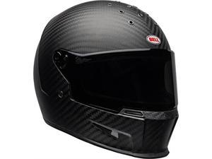 bell eliminator carbon street motorcycle helmet matte black, xlarge