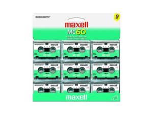 maxell mc60 ur microcassettes pack of 9