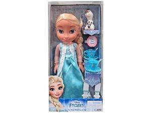 disney princess elsa doll & olaf tea set disney princess elsa doll & olaf tea set