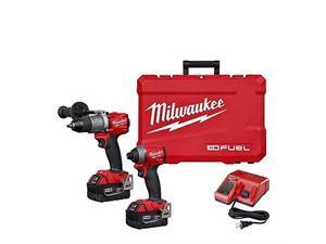 Milwaukee 2997-22 M18 Fuel 2-Tool Combo Kit: Hammer Drill/Impact Milwaukee 2997-22 M18 Fuel 2-Tool Combo Kit: Hammer Drill/Impact