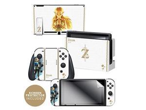 controller gear nintendo switch skin & screen protector set officially licensed by nintendo the legend of zelda: breath of the wild: "princess zelda" nintendo switch controller gear nintendo switch skin & screen protector set officially licensed by nintendo the legend of zelda: breath of the wild: "princess zelda" nintendo switch