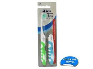dr. fresh aim premium travel toothbrush, set of 2 pack of 10 dr. fresh aim premium travel toothbrush, set of 2 pack of 10