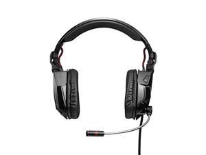 mad catz f.r.e.q.5 stereo gaming headset for pc and mac, gloss black