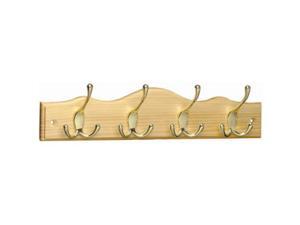 brainerd rpms4ezpnbb 4 trihook scalloped top rail/coat rack brainerd rpms4ezpnbb 4 trihook scalloped top rail/coat rack