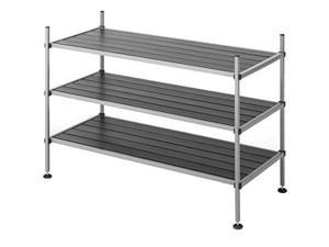 whitmor 3 tier closet storage shelves  shoe rack and home organizer