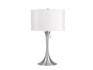 acme 40023 cody table lamp, 27inch, brushed silver acme 40023 cody table lamp, 27inch, brushed silver