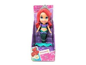 disney princess mini ariel mermaid 3.5" posable doll with glitter disney princess mini ariel mermaid 3.5" posable doll with glitter