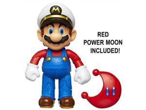 nintendo super mario captain mario 4 articulated figure with power moon nintendo super mario captain mario 4 articulated figure with power moon